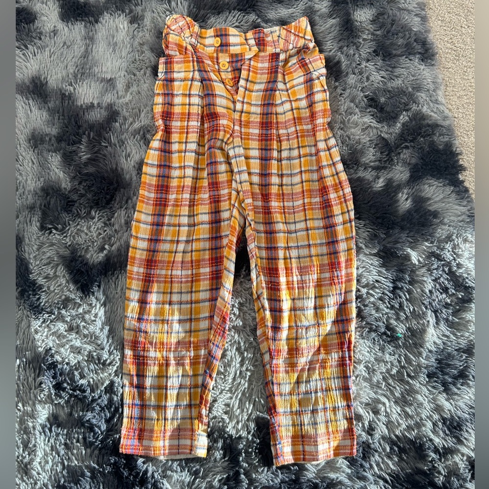 Free People Plaid Pants